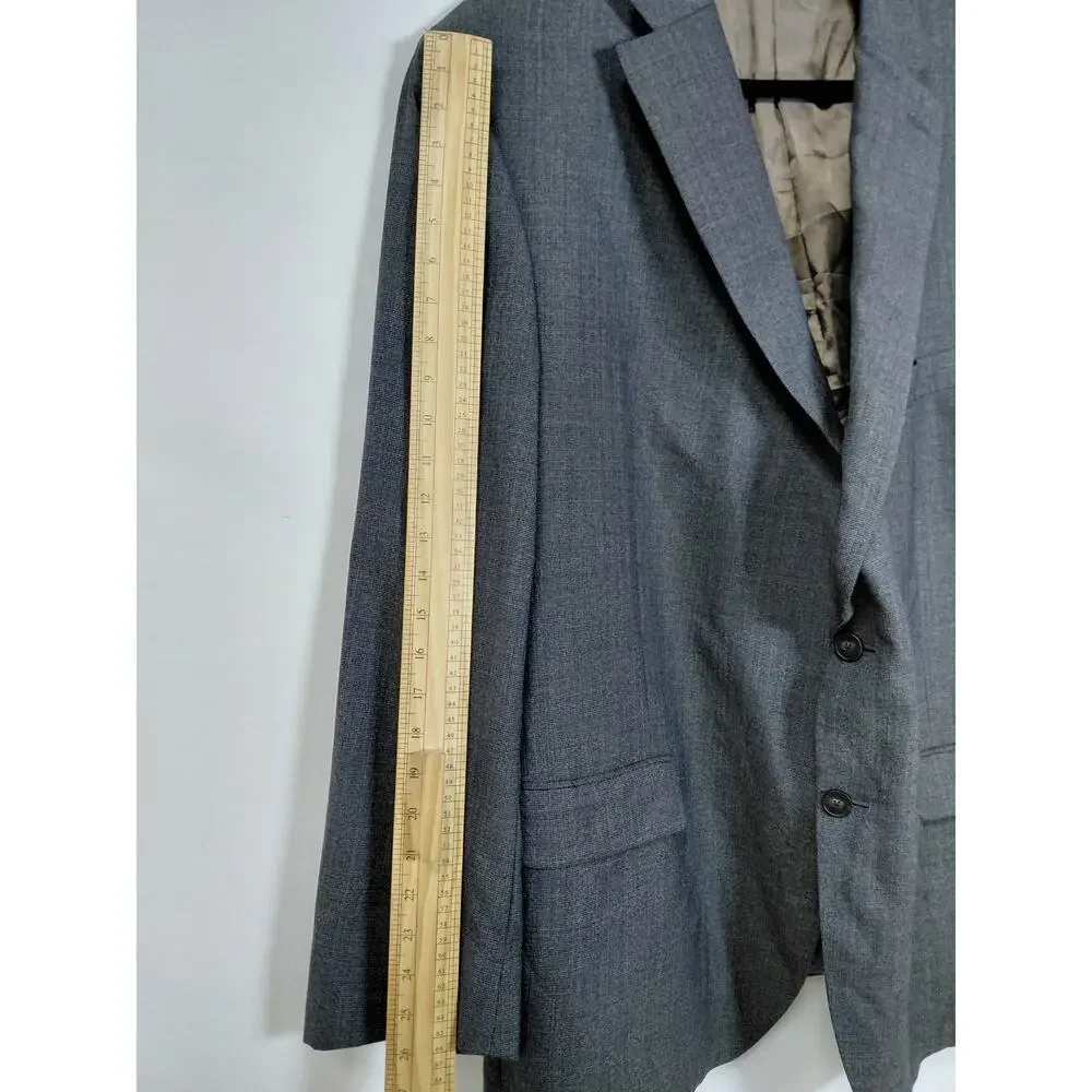 Walter Morton Clothes Made in USA Gray Lined Jacket Men Size 54